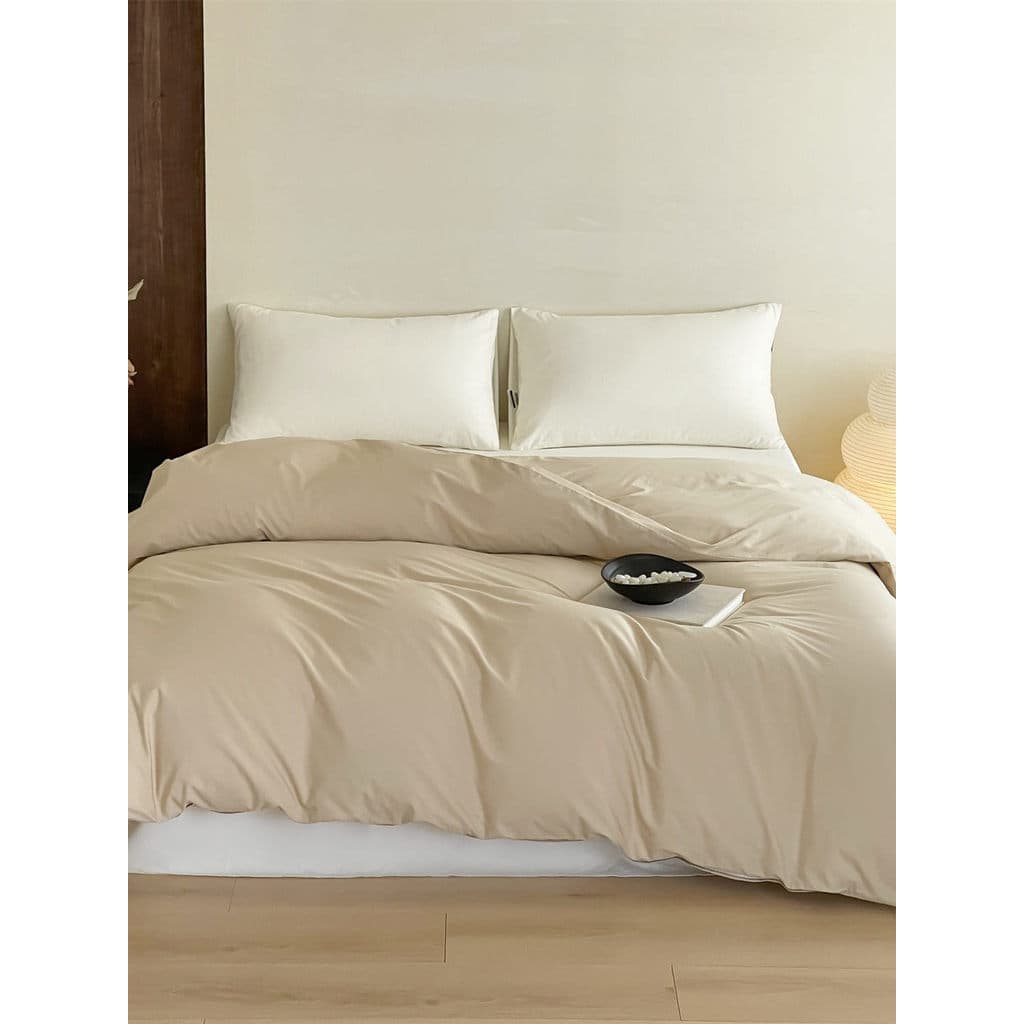 Luz de luxo cor sólida colcha capa única peça algodão puro 100 algodão casa colcha capa único 150x200x230cm novo estilo