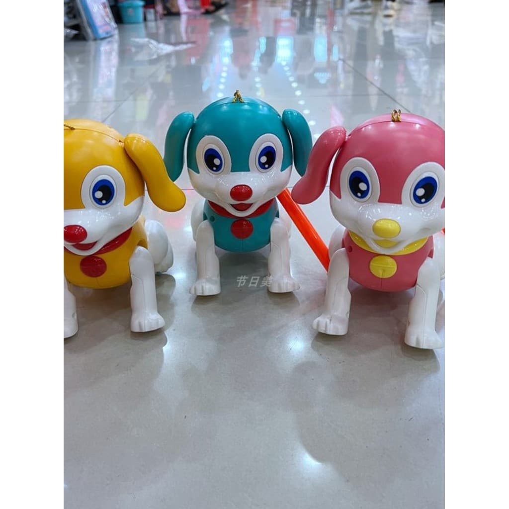 Mid-Autumn Festival presentes das crianças lanterna portátil brinquedos elétrico saltando cão som luz filhote de cachorr