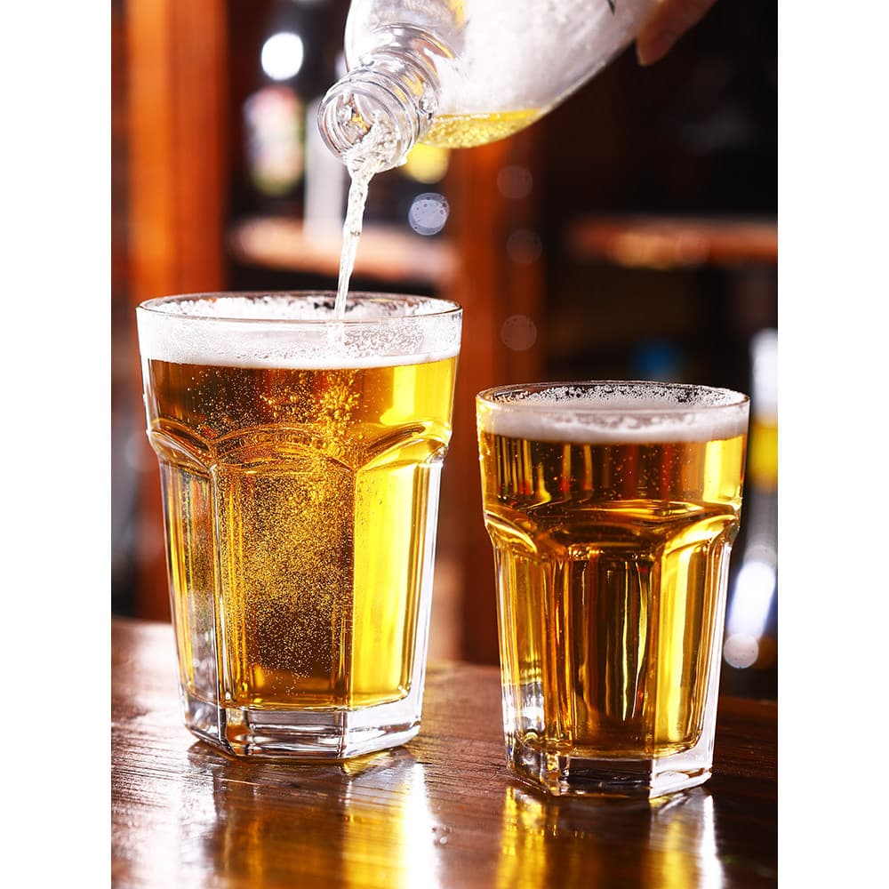 Vidro de cerveja branco artesanal, vidro grande, suco espesso, coquetel, ktv, Bar, bomba de água profunda, vidro