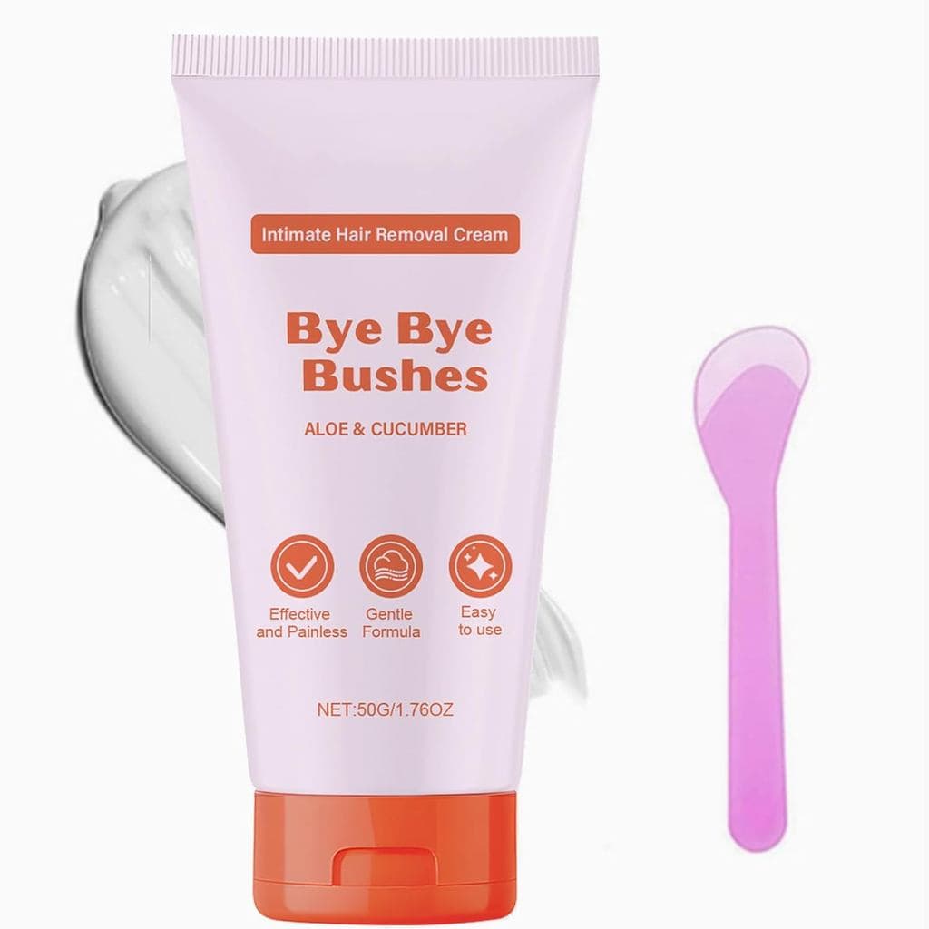 Creme Depilatório com Espátula Aplicadora, Creme Depilatório Suave e Indolor para Mulheres e Homens, Creme Depilatório p