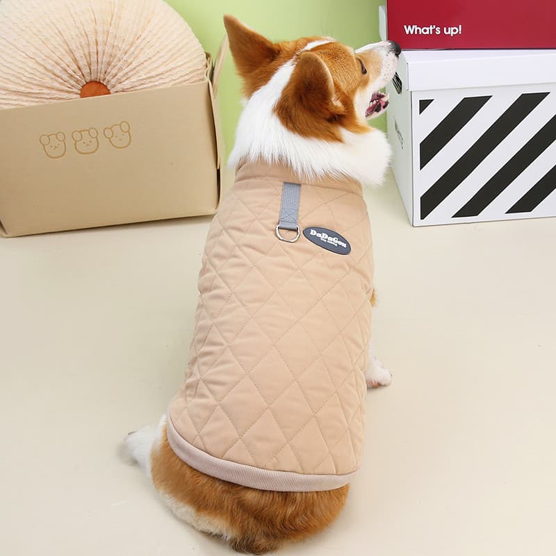 2025 novo estilo roupas para cães de tamanho médio Corgi filhotes dedicados outono inverno roupas quentes inverno casaco