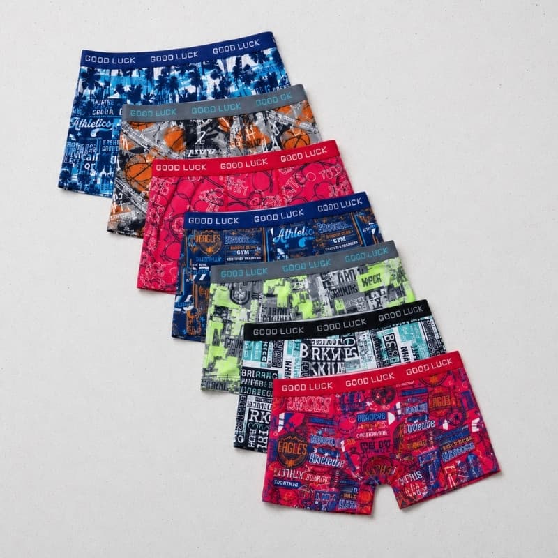 Kit 10 Cuecas Boxr Infantil Microfibra Estampadas Cuecas Boxer Meninos Confortvel Dia a Dia