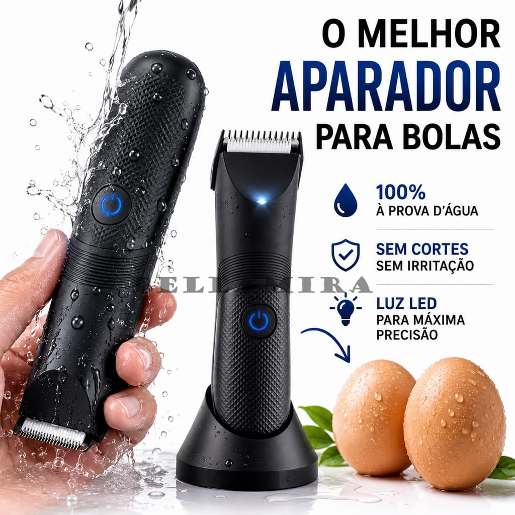 Barbeador Masculino Aparador De Barba Pelos Corporal Sem Fio Elétrico À Prova D'água Recarregável-M