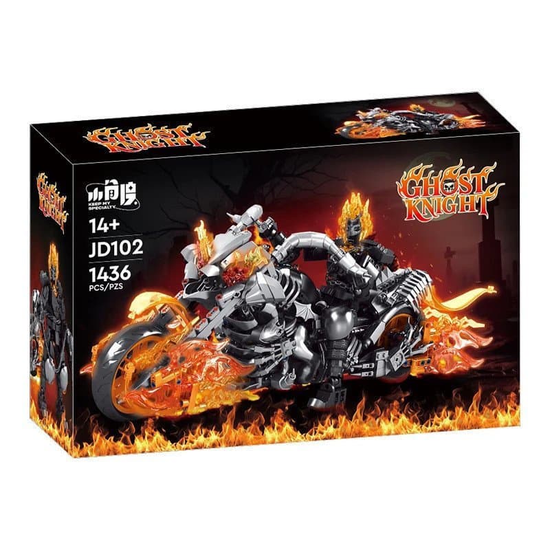 JD102 MOC Blocos de Montar Criativos de Motocicleta, Brinquedos de Montagem para Meninos, Conjuntos de Presentes de Nata