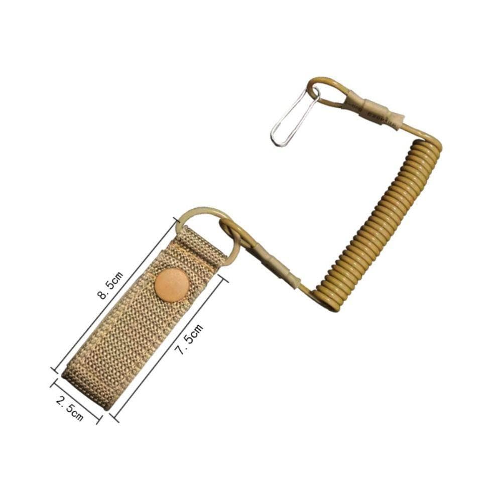 BRBLIFE Cordão Espiral Elástico para Chaveiro e Acessórios de Telefone, Corda Anti-Perda Unissex HAQ1