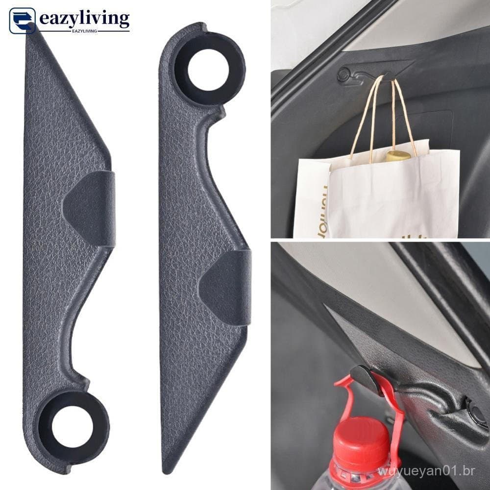 EAZYLIVING 2 Pçs Gancho De Armazenamento Do Porta-Malas Carro Bagagem Saco De Carga Cabide Sem Broca Lateral Da Traseira