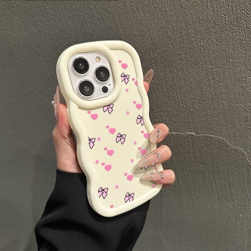 Capinha Samsung S26 Ultra Feminina Silicone Ondulada Anti Impacto Colorida S25 S24 A56 A55 A37 iPhone 17 Pro Max #114