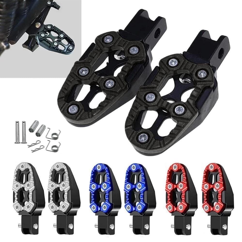 【1 par】Pedaleira Esportiva Universal Moto Honda, Yamaha, Kawasaki, Suzuki0900
