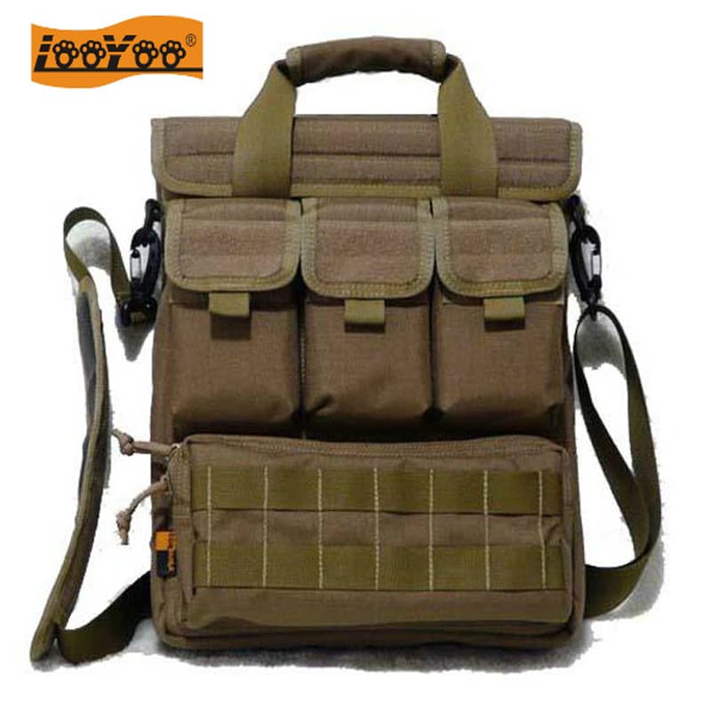 Road Tour A44 Ventilador Militar Nylon Portátil/Ombro Vertical Casual Fino Bolsa para Computador Portátil Bolsa de Ombro