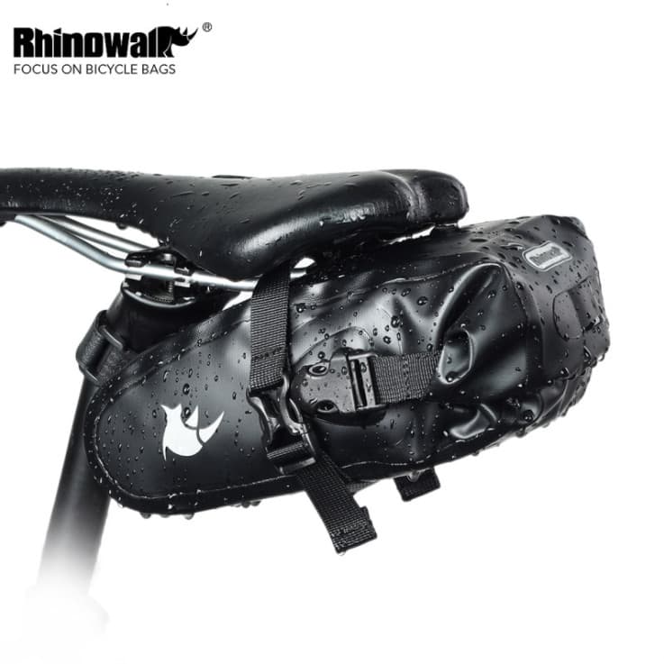RHINOWALK Rhino Bolsa traseira de bicicleta Bolsa de selim de bicicleta à prova d'água Bolsa de assento traseiro de bici