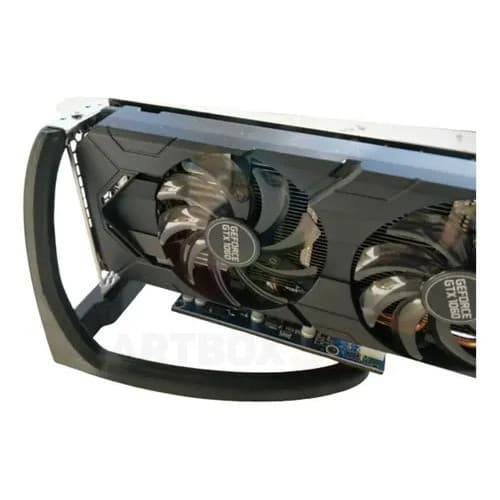 3 Suportes Adaptador Externo P/ Prender Fixar Placa De Video Cor Preto