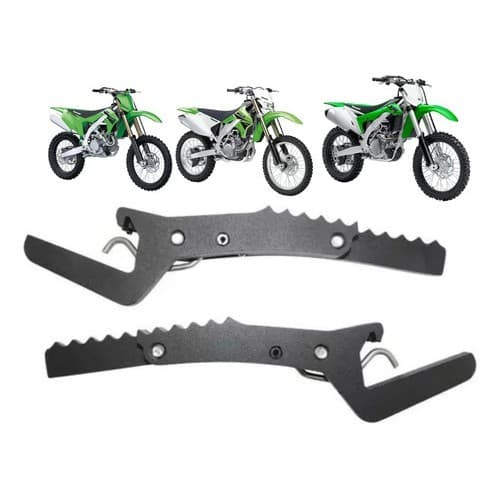 Pedaleira Garupa Universal Suporte Kawasaki Klx 250/450 Todas pedaleira do carona para motos off road feita em aço/inox