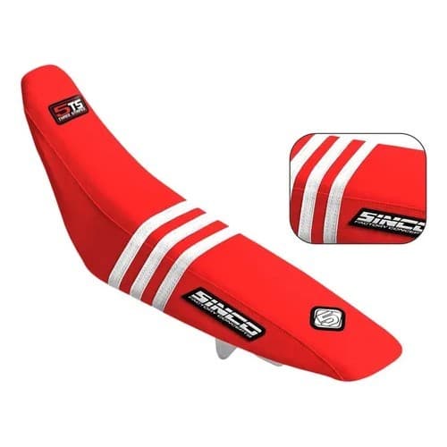 Capa De Banco 5inco Crf 230/250f/300f Antiderrapante Griper Vermelho Vermelha crf 300f / crf 250f / crf 230 honda 5inco