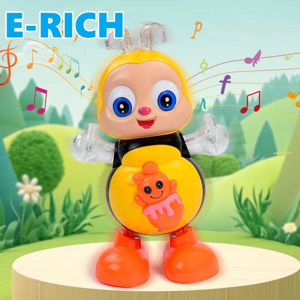 ERICH1 Abelha Brinquedos Elétricos , Cantando Flash Iluminação Dança Brinquedo , Dos Desenhos Animados Educativos Crianç