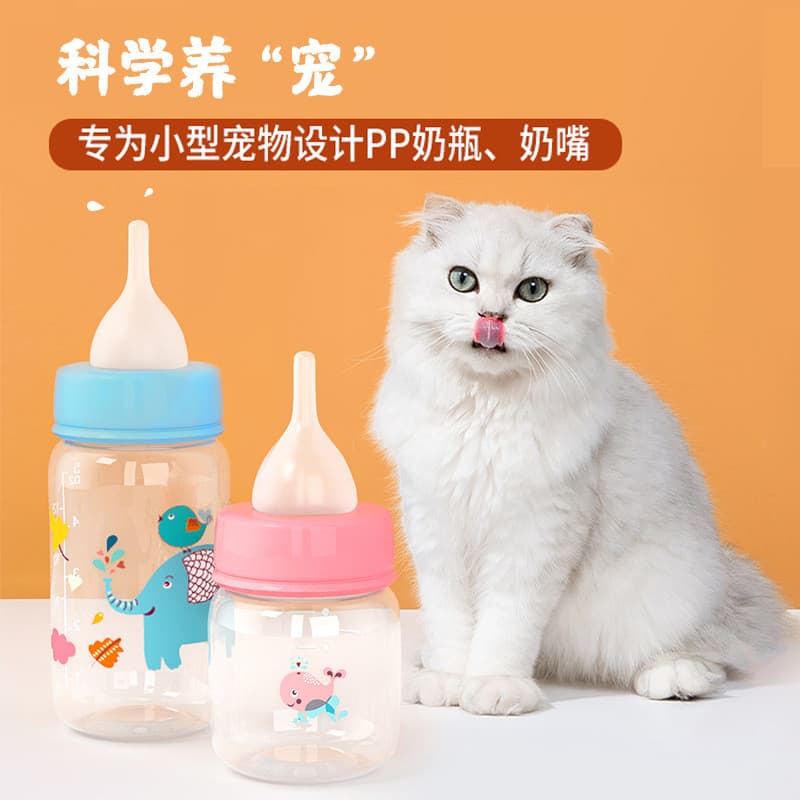 Mamadeira para bebês recém-nascidos, chupeta para animais de estimação, leite pequeno, gato, alimentador especial, filho