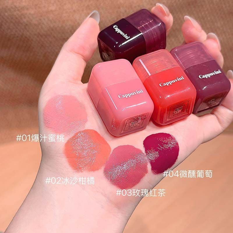 Bom Q~Mini Sweet Blush Líquido!Hidratante derretendo a pele gelo transparente sensação macia sem maquiagem estilo corean