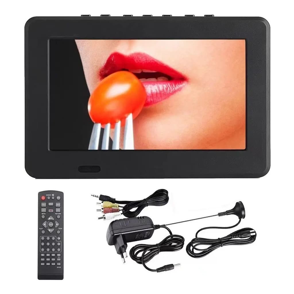 Mini Tv Digital Monitor Portátil 9 Polegadas Led Hd Usb Av