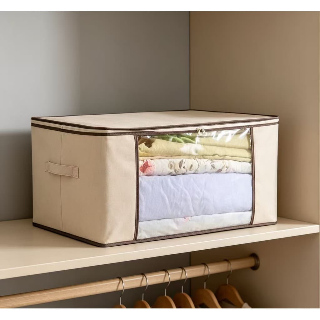 ORGANIZADOR PORTA EDREDOM C/ZÍPER EM TNT - CA15054
