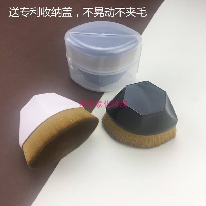 Yijia No. 55 magia sem costura pétala fundação escova líquida fundação escova dedicada sem comer fundação pincel de maqu