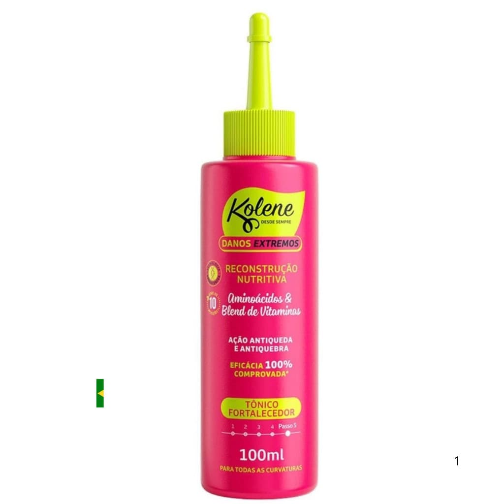 Tônico Fortalecedor Kolene Danos Extremos Reconstrução Nutritiva 100ml