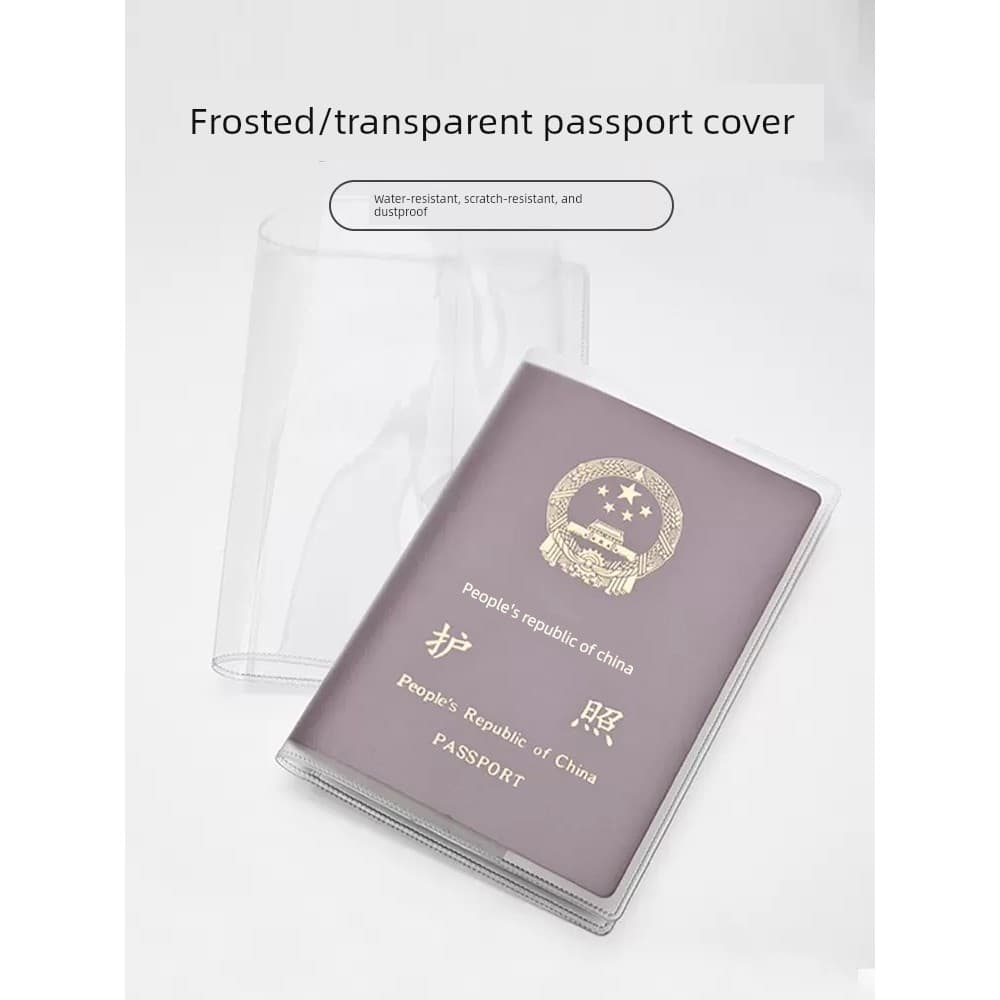 Titular do passaporte titular do passaporte de viagem titular do passaporte saco de documentos fosco transparente titula