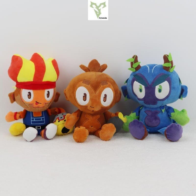 Boneca de Pelúcia Kawaii Bloons TD6 Macaco Brinquedo de Pelúcia Macaco Dart Brinquedo Divertido Macaco Brinquedo de Pelú