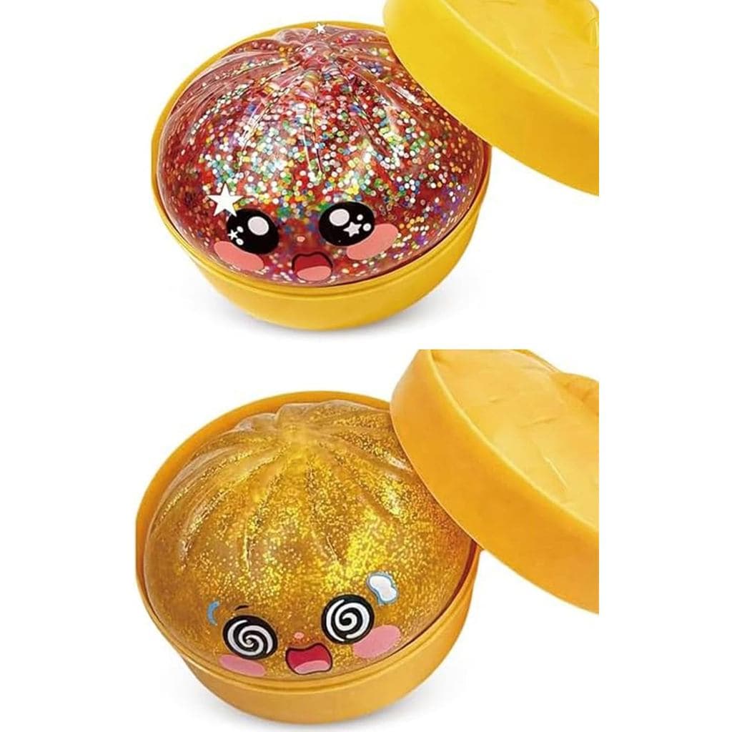 Soft Dumplings - Caixa Macia de Dumplings Brilhantes, usada para alívio do estresse e da ansiedade (amarelo + vermelho)