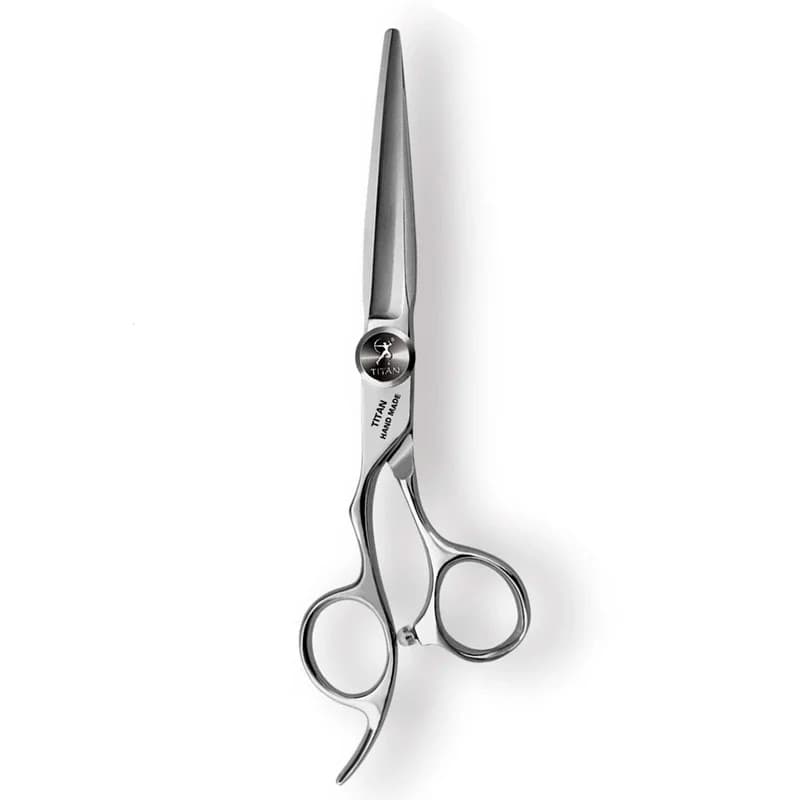 Tesoura Profissional Para Canhotos Titan Fio Navalha Gold Line LT - 6.0 Polegadas Canhoto