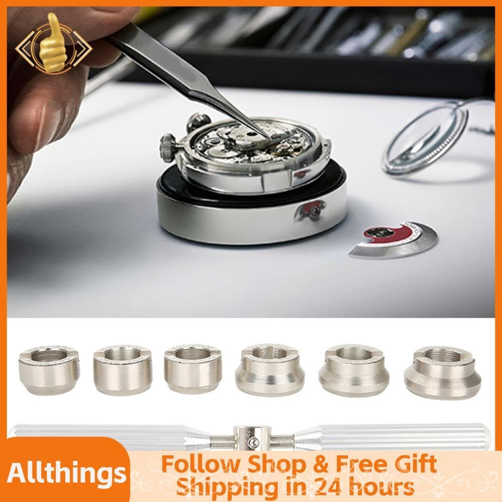 allthingss-br Nannday Abridor de moldura de relógio, capa traseira, removedor de chave, conjunto de ferramentas de