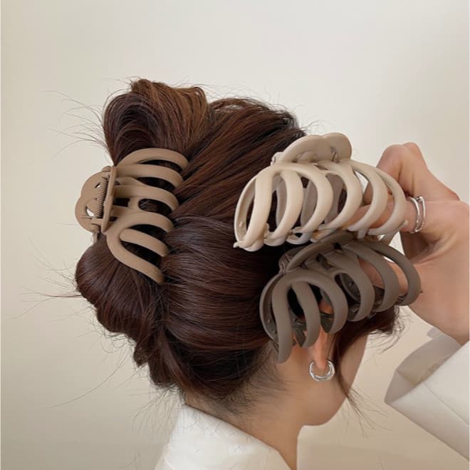 Presilha de cabelo simples e elegante, com forte fixação, acessório de cabelo vintage, adorno de cabeça elegante, acessó
