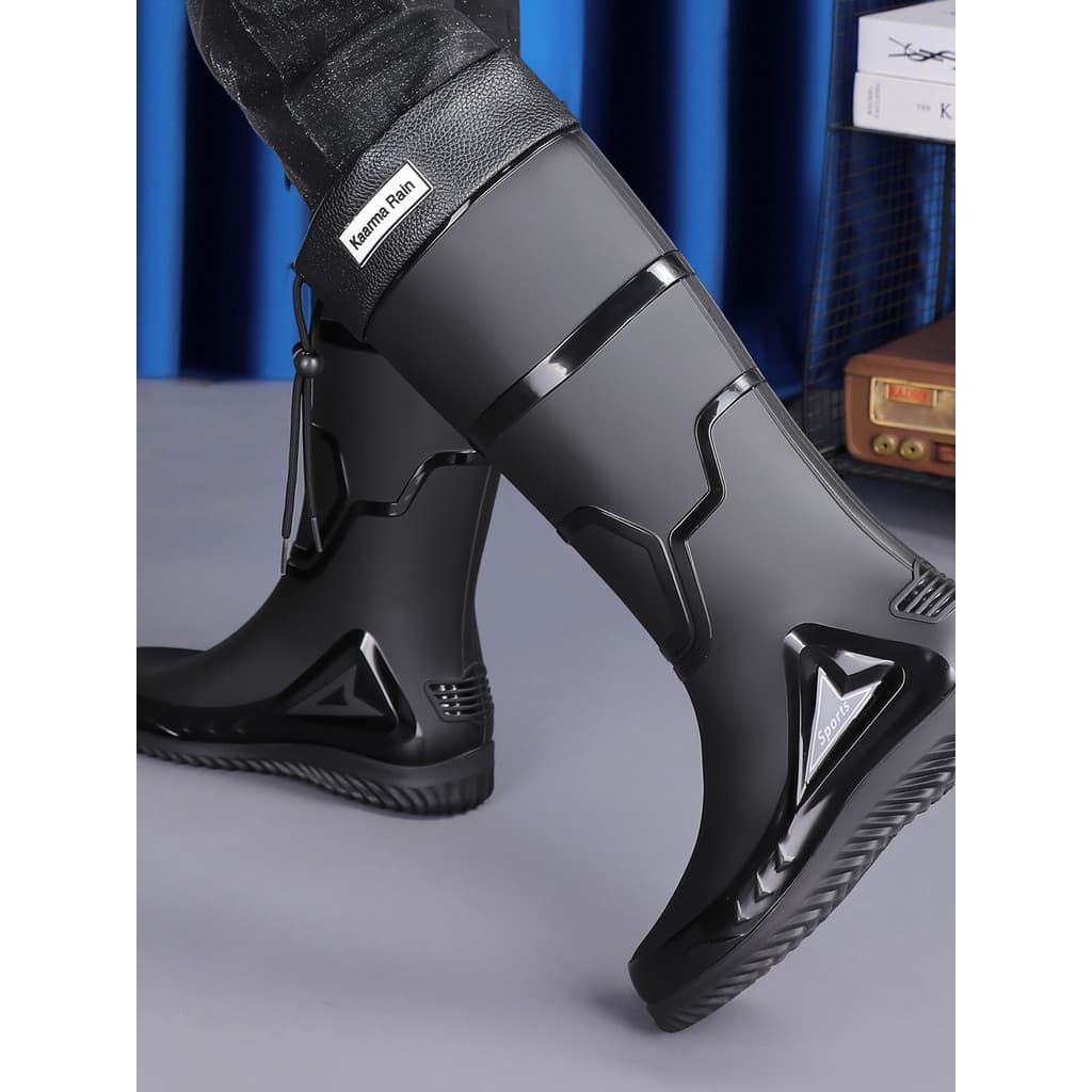 Sapatos de água à prova de cobra, botas de chuva especiais para pesca, fechamento à prova d'água, cano alto, Anti-Sli
