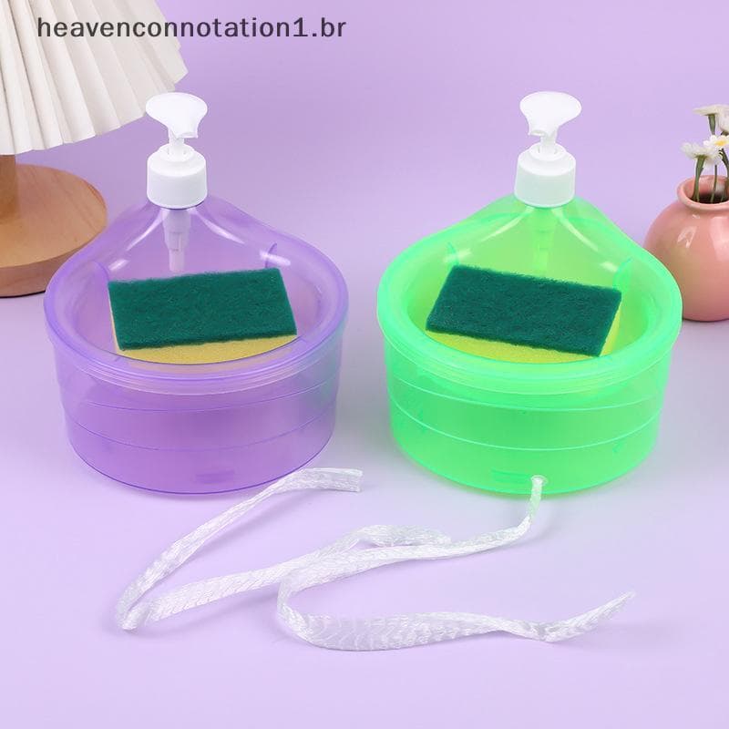 heav Dispensador De Detergente Para Cozinha , Suporte De Sabão , Tipo Prensa , Caixa Automática De Saída De Líquido , Ac