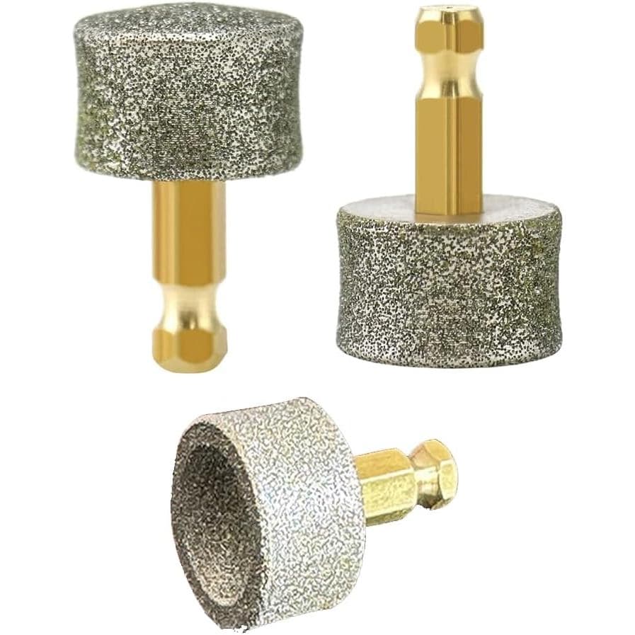 Conjunto de 3 Cabeças de Reposição para Lixador de Unhas de Cães, Ponta de Diamante de Reposição para Lixador de Unhas d
