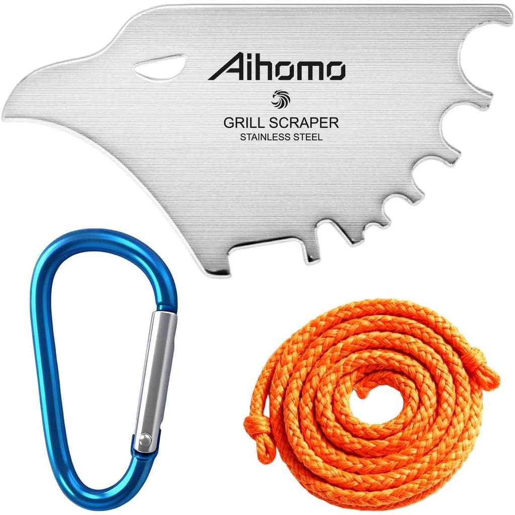 Raspador de Grelha Eagle, Utensílios de Cozinha sem Cerdas para Limpeza de Churrasqueiras, Ferramenta de Limpeza de Grel