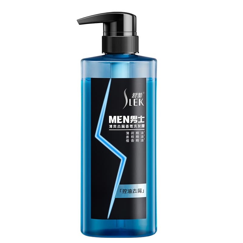 Calmante masculino refrescante Anti-caspa fragrância shampoo remoção de ácaros shampoo patenteado fragrância fresca