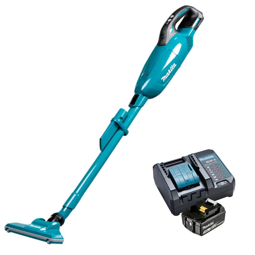 Aspirador de Pó Sem Fio Portátil a Bateria 18V DCL284FZ + 1 Bateria 3Ah + Carregador DC18WC Makita
