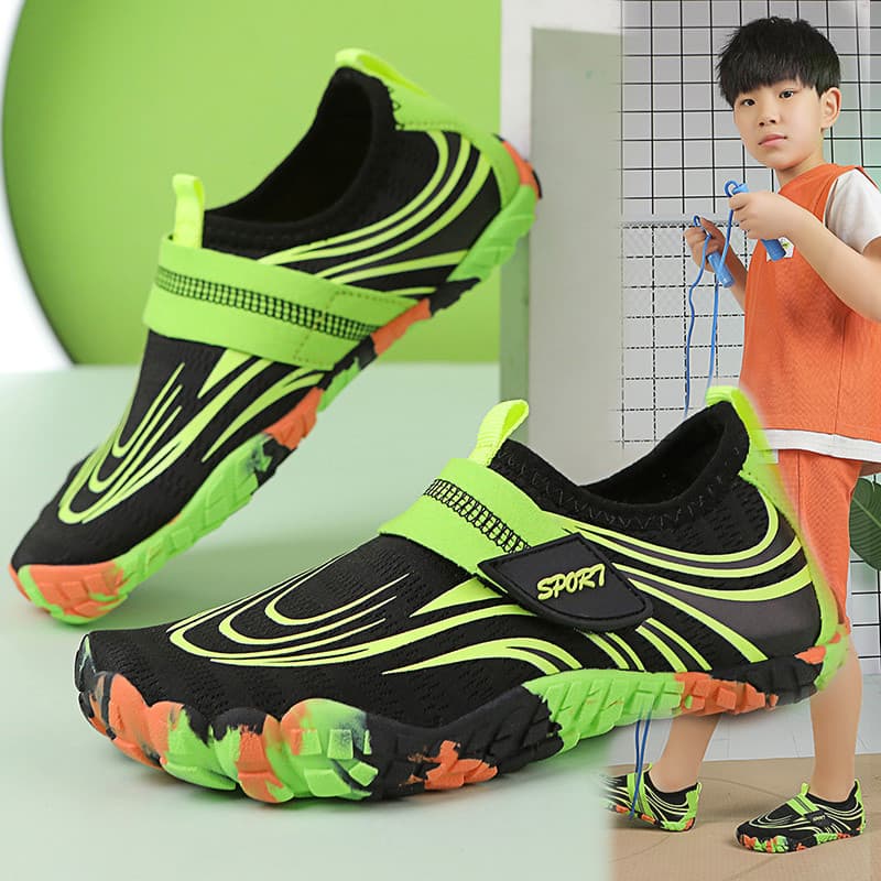 Crianças sapatos de treinamento abrangente meninos dedicado pular corda exercício jardim de infância sapatos internos de