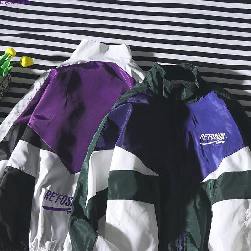 Retro Coat American Street Style Windbreaker