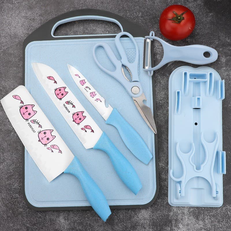 Conjunto de tábua de corte de frutas Tábua especial de corte de frutas Alimentos complementares Tábua de corte de palha