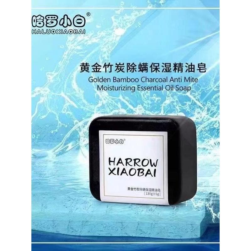 Olá Ouro Branco Bambu Carvão Remoção de Ácaros Sabonete Hidratante de Óleo Essencial 130g Limpeza de Ácaros Refrescante