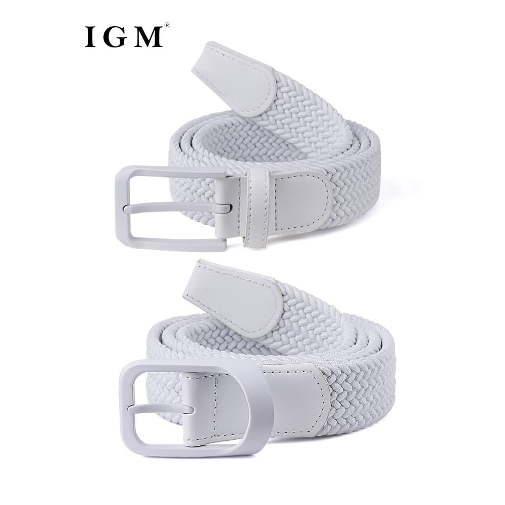 Cinto masculino feminino não perfurado calças cinto de lona masculino tecido Casual elástico All-match cinto masculino
