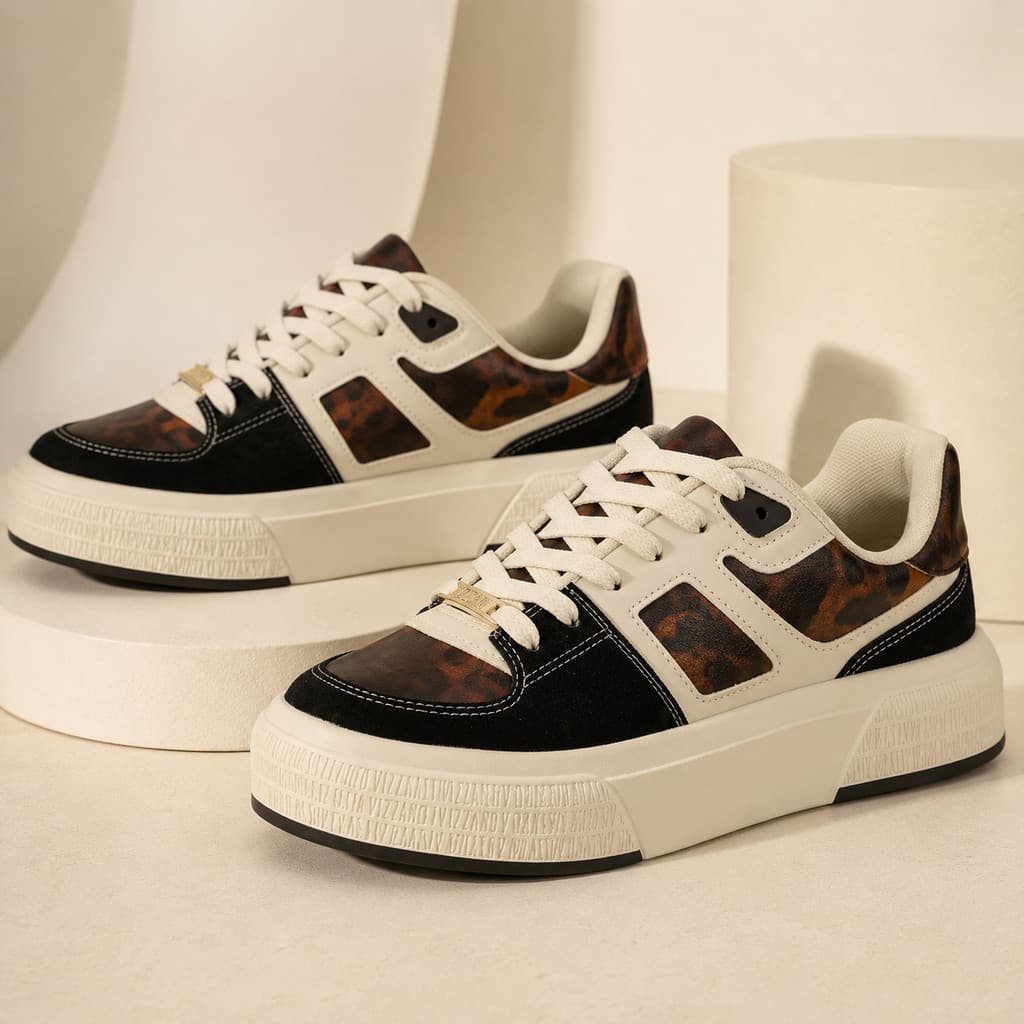 Tênis Vizzano Feminino Casual Plataforma Ultraconfortavel