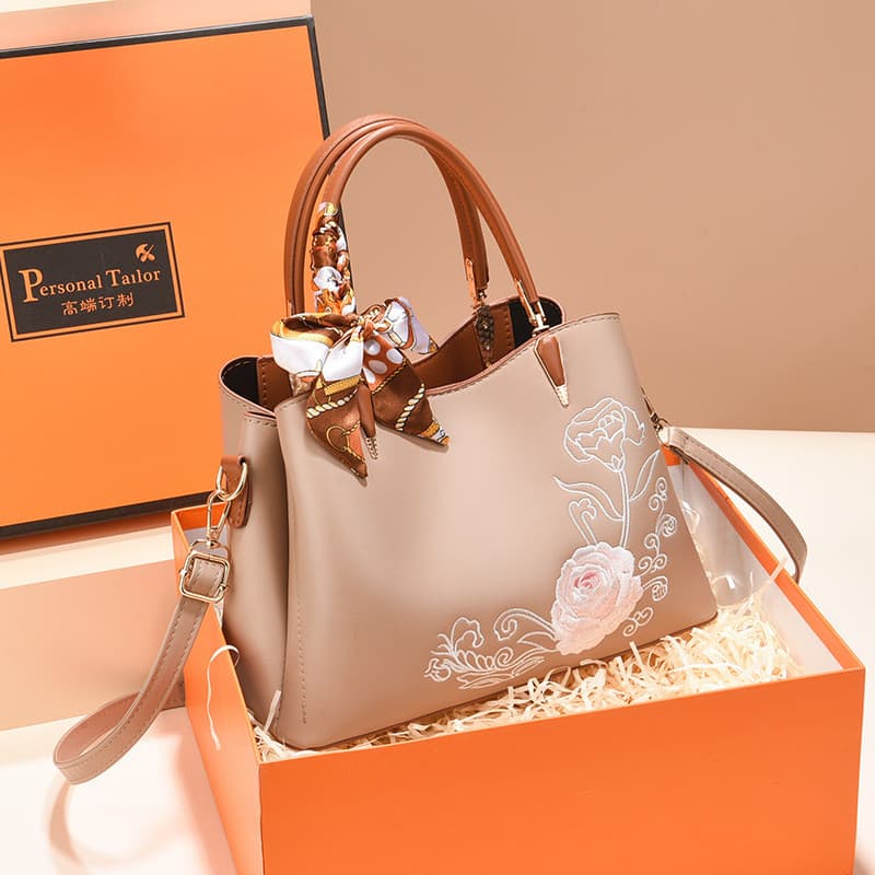 Presente de dia das mães bolsa mãe de meia-idade feminina 2025 novo estilo bolsa de grande capacidade de um ombro