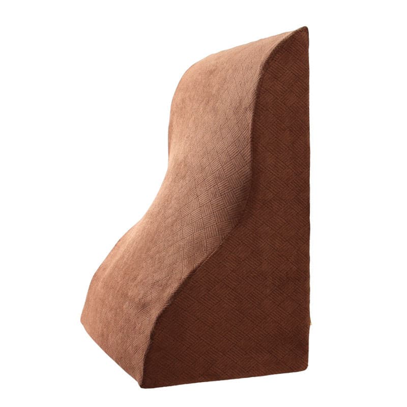 Almofada de cabeceira triangular de espuma viscoelástica, recuperação lenta, TV, encosto grande, cama, encosto preguiços