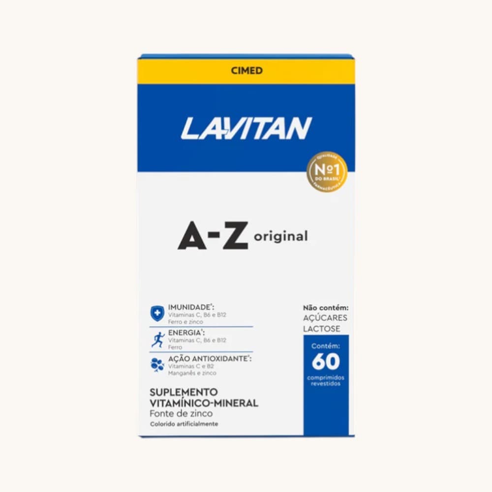 Lavitan A-Z Original com 60 Comprimidos