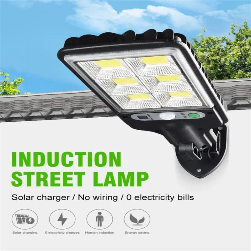 1 Pcs COB/LED Luz Solar Externa Lâmpada De Parede À Prova D'água Com Sensor De Movimento Para Decoração De Jardim