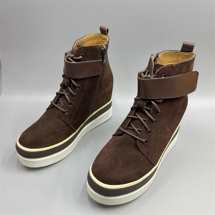 Muffin sola feminina de alta qualidade Casual 2023 botas curtas camurça outono botas femininas sapatos femininos estilo