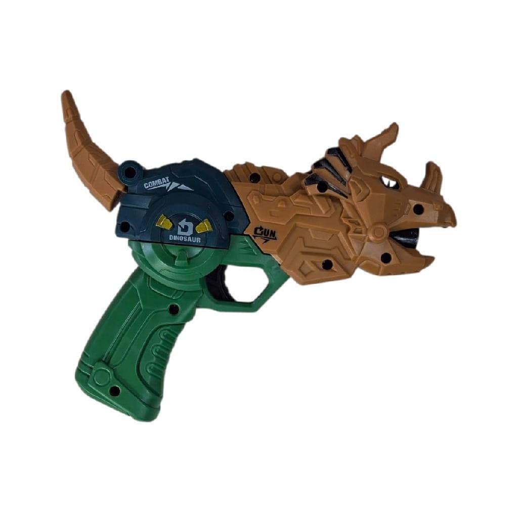 Brinquedo Arminha Lança Projétil Dardo Dinossauro Com Alvo Batalhe Com O Dino Treine A Mira