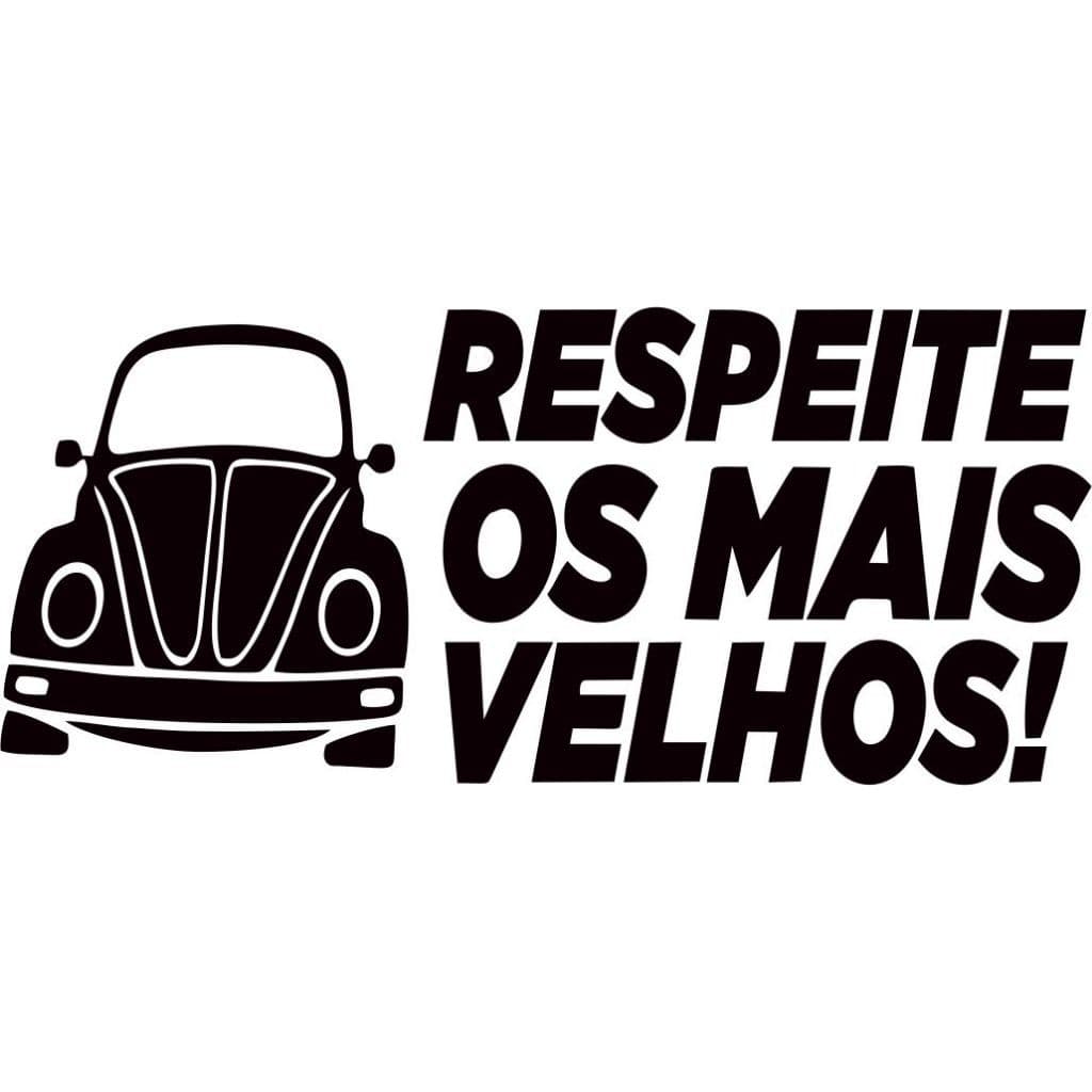 Adesivo Respeite Os Mais Velhos Fusca