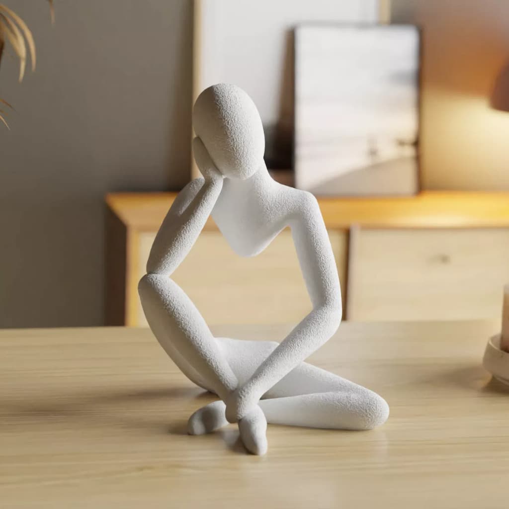 Escultura Suspensa 3D Dimensões Invisíveis – Estátua Abstrata Decorativa